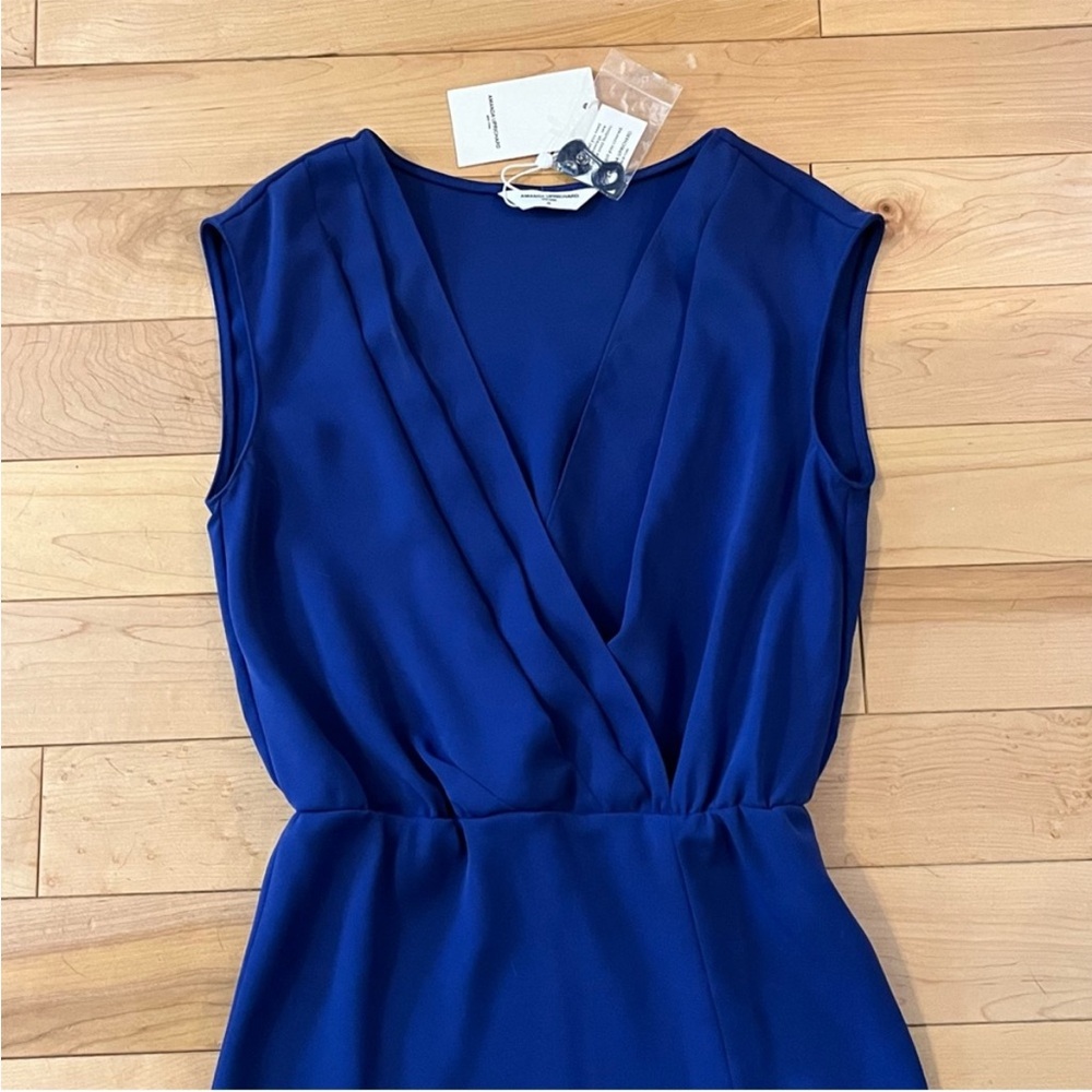 NWT Amanda Uprichard | REVOLVE Matthews Dress in Admiral Blue, Size Extra Small - Picture 4 of 8